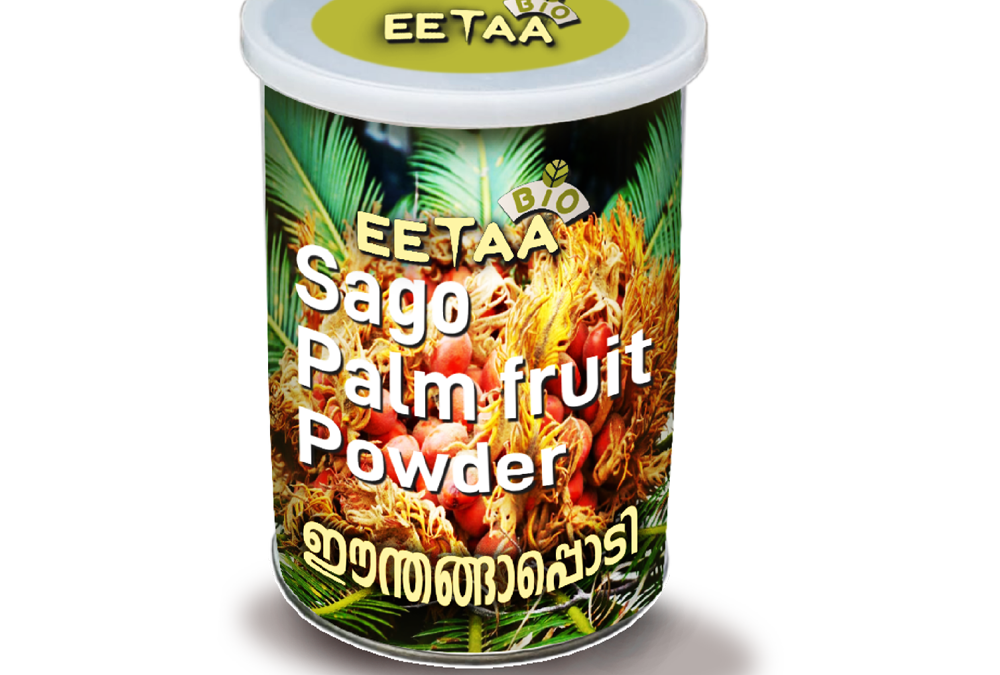 Sago palm fruit powder